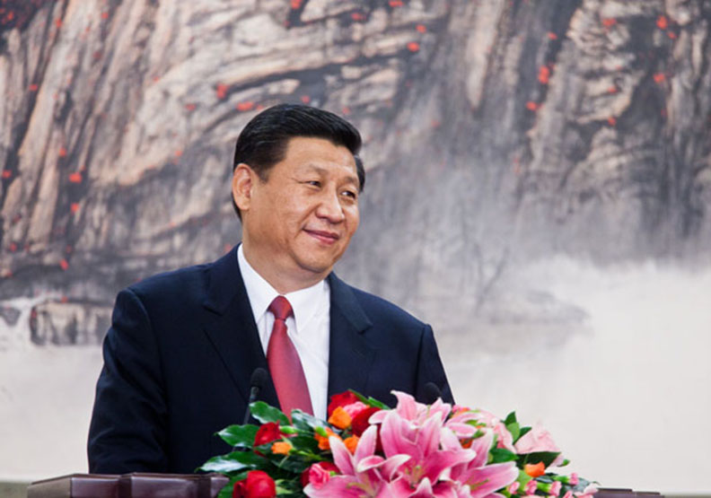 中共總書記習近平上台10年，中國經濟雖成長但也出現貿易戰及疫情等世紀挑戰。圖片來源：陳宗怡攝