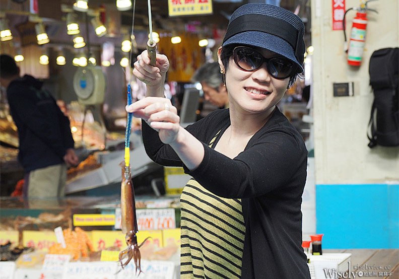生吃海膽、現釣烏賊:北海道函館朝市_img_23