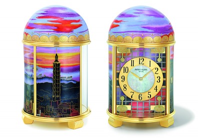 台北天空引人無限遐想！頂級名錶以金線琺瑯描繪天際的絢麗色彩