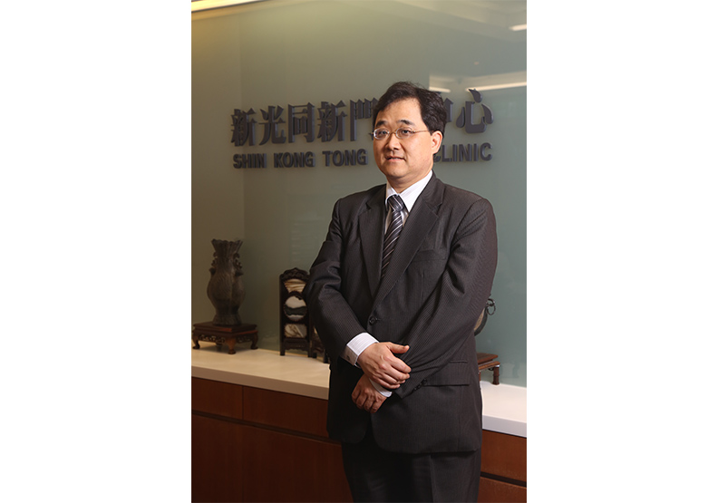 新光醫院行政副院長洪子仁。陳之俊攝