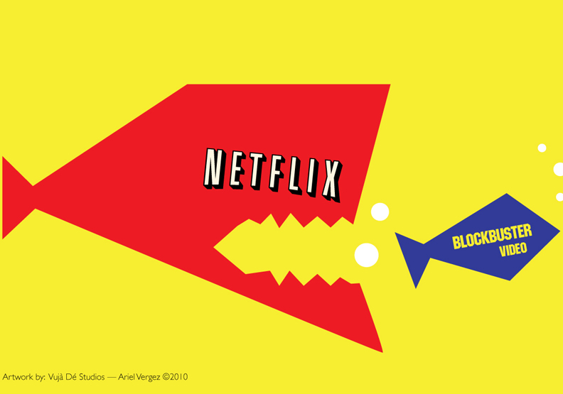 差一步就能扳倒Netflix 百視達自尋死路