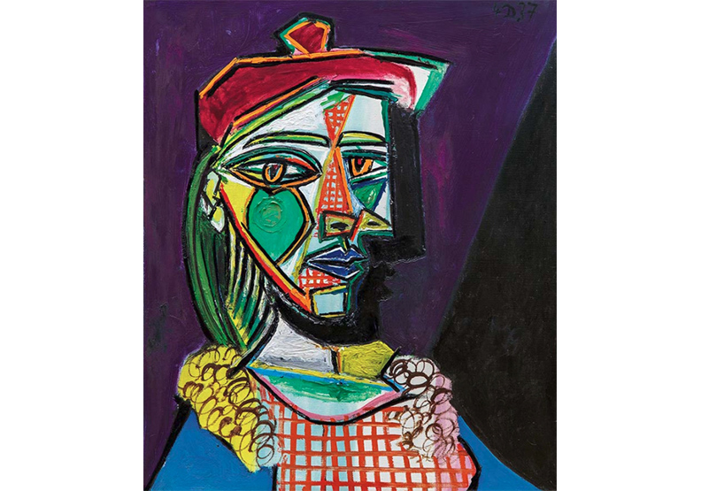 一幅畫看透畢卡索的情感糾葛 《戴貝雷帽、穿格子裙的女子》首度登上拍場_img_1