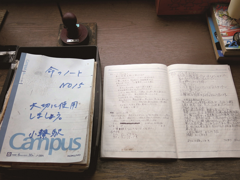 老奶奶回覆的車站留言本 挽回想自殺的她_img_1