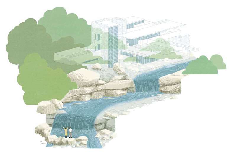 和著水流潺潺 建築大師萊特的落水山莊_img_1