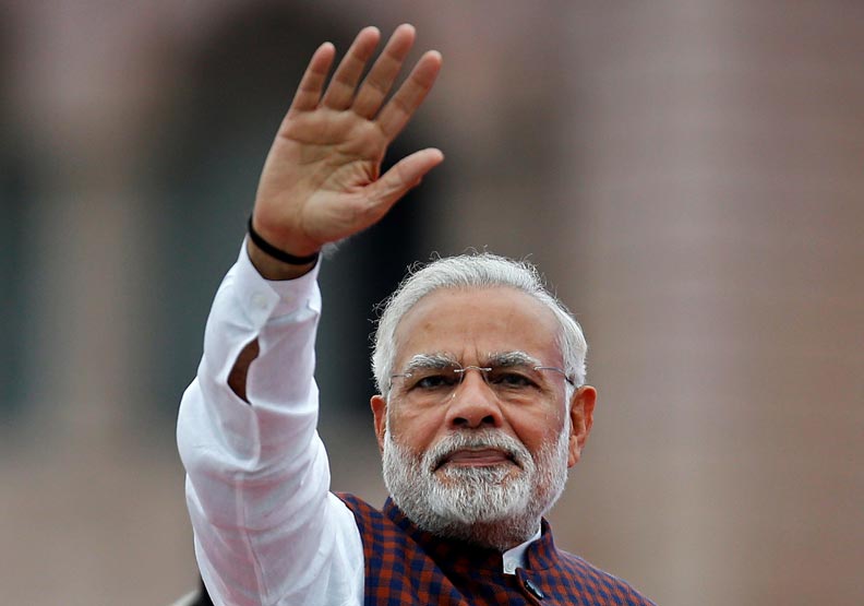 印度總理莫迪。達志影像