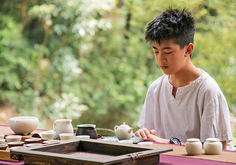道禾實驗教育學校〉以茶道、書法磨身心素養