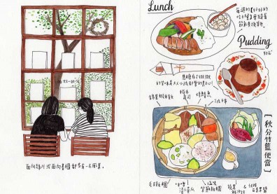療癒系插畫家Fanyu　帶我們走進「手繪台中日常」
