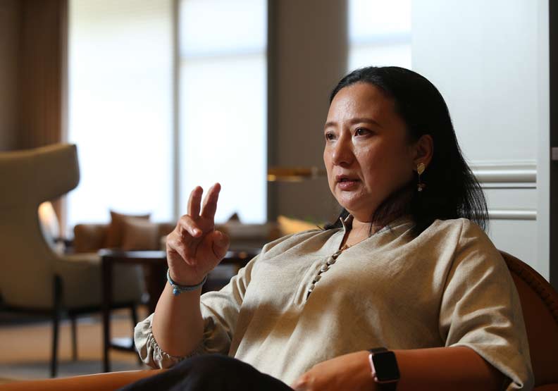 和鑫光電董事長馬維欣。張智傑攝