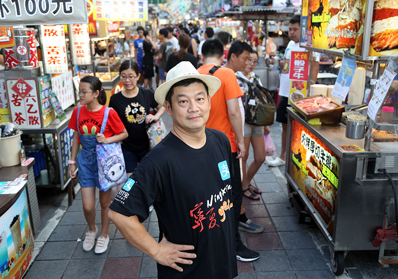 於北商大開設夜市大學的寧夏夜市觀光協會理事長林定國