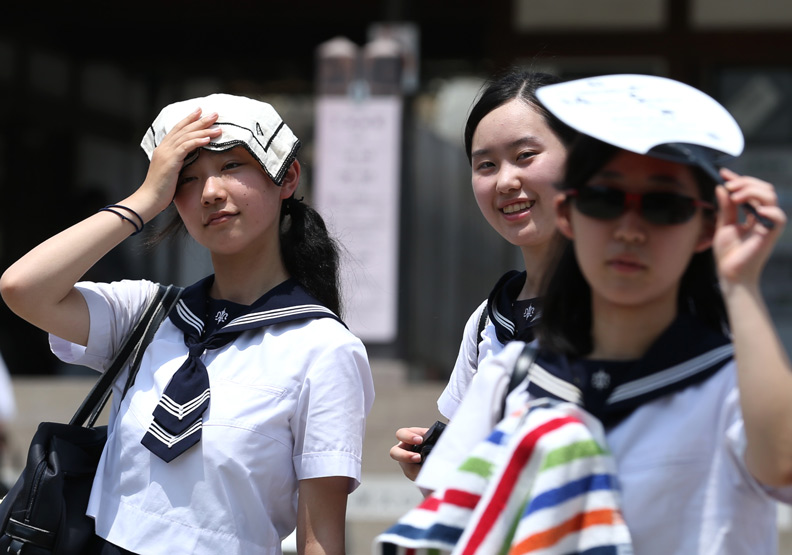 日本達到史上最高溫！圖片由GreenPeace提供