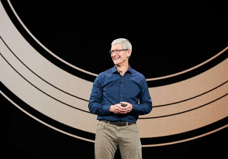 蘋果執行長庫克。圖片取自Apple官網