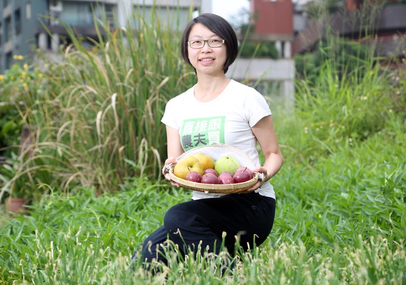 直接跟農夫買創辦人金欣儀。
