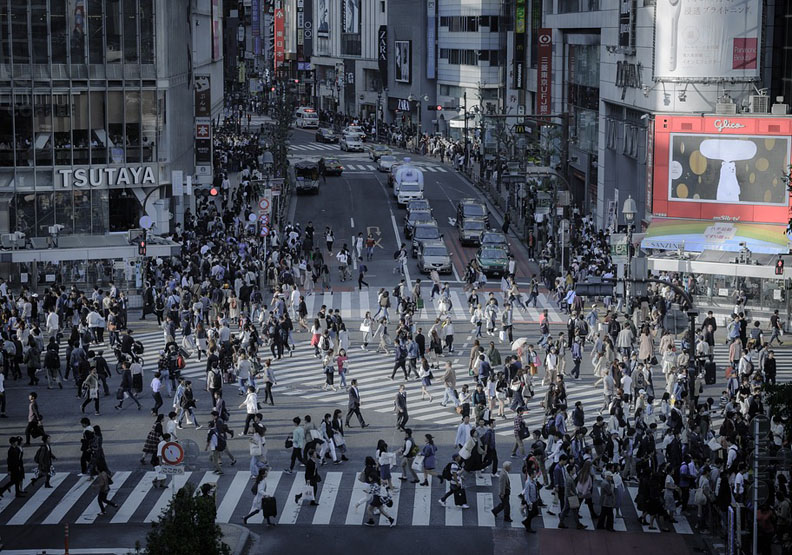 東京涉谷街道。圖片來源：pixabay