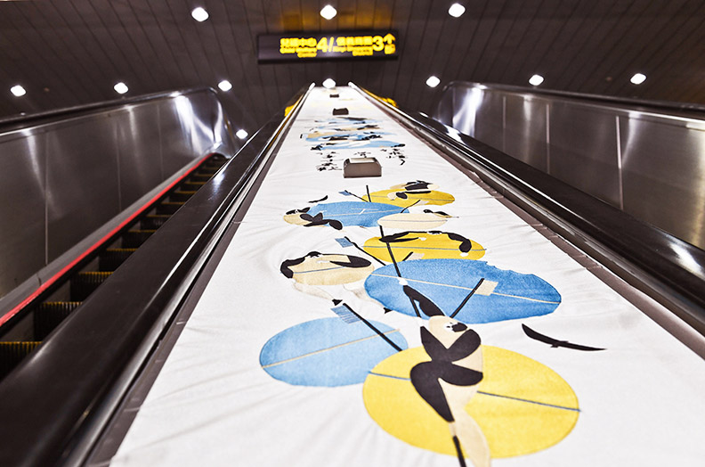 500萬針的心血！全台首座刺繡手扶梯亮相北捷_img_4