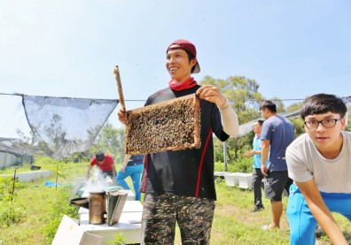 金盤山百花蜜 打造金門新興產業