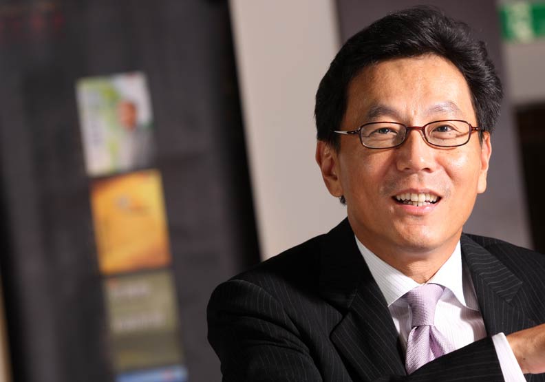 富邦集團董事長蔡明忠。陳柏年攝影