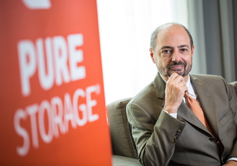Pure Storage執行長Charles Giancarlo。