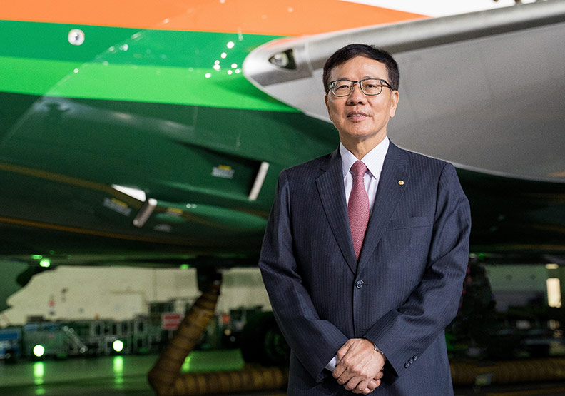 長榮航空董事長林寶水。