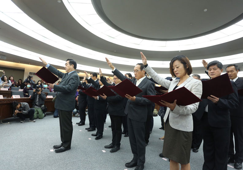 【圖集】史上最短就職典禮？柯文哲僅花5分鐘說8個字_img_1