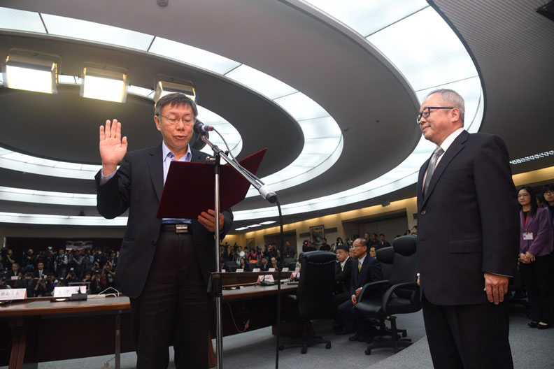 【圖集】史上最短就職典禮？柯文哲僅花5分鐘說8個字_img_7