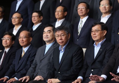 【圖集】史上最短就職典禮？柯文哲僅花5分鐘說8個字