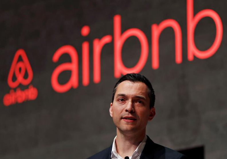 Airbnb執行長布萊恩．切斯基。圖／達志影像。
