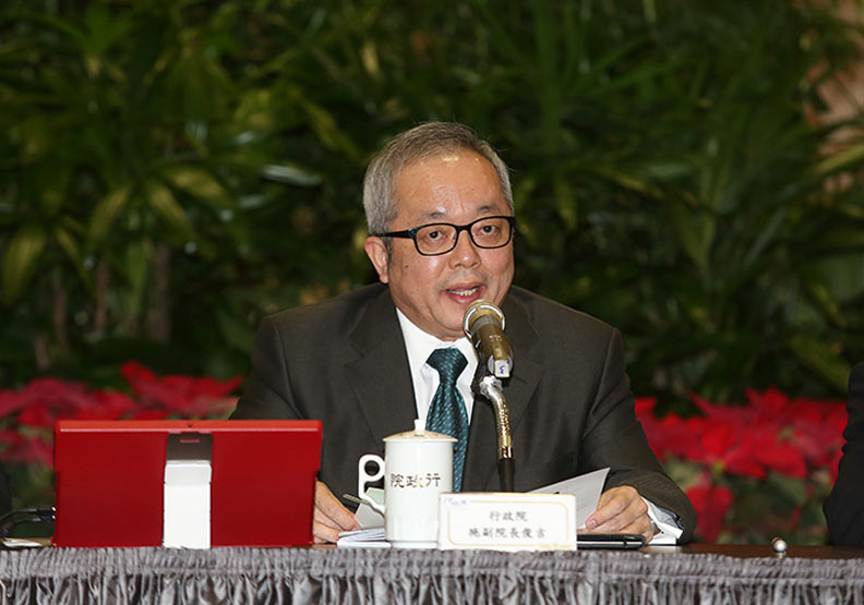 行政院副院長施俊吉。資料照