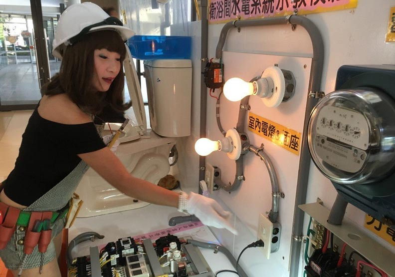 水電工缺工嚴重，雲林縣政府補助的水電工訓練班非常搶手，女學員超過三成。