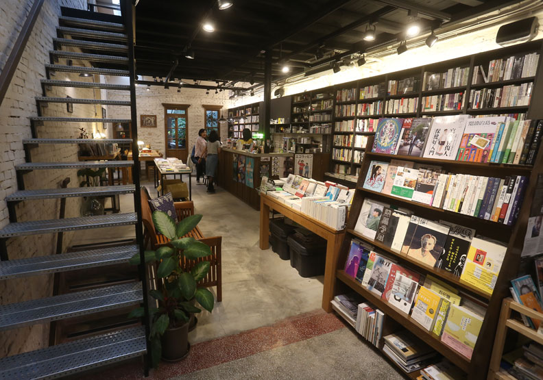 圖／中山區浮光書店。蘇義傑攝