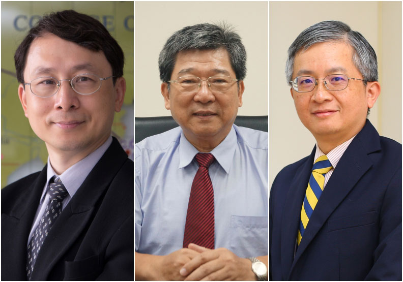 左起為蔡維奇（圖由蔡維奇提供）、傅祖壇（圖由傅祖壇提供）、陳達新。