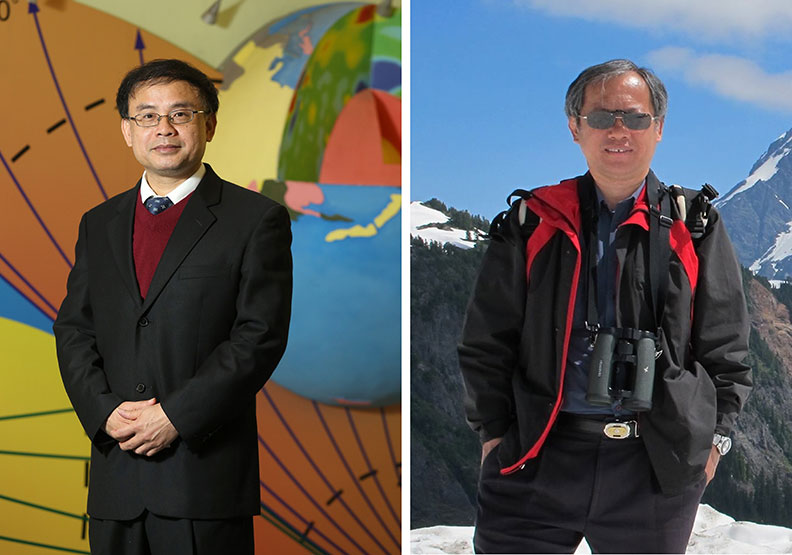 左起為陳建易、楊耿明（照片由楊耿明提供）。