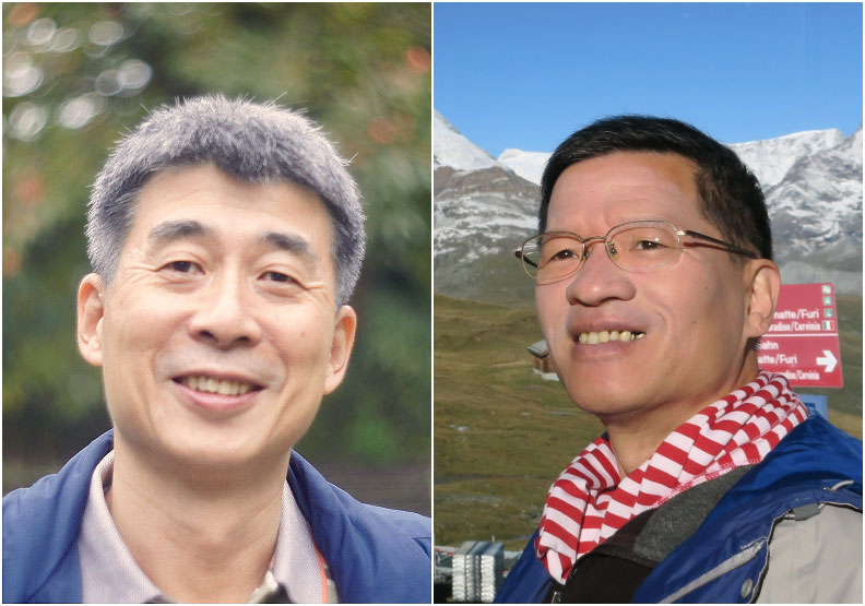 左起為謝尚琳、莊仁輝（照片皆由本人提供）。