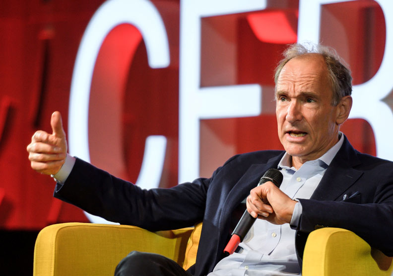 「網路之父」Tim Berners-Lee。圖片由達志影像提供