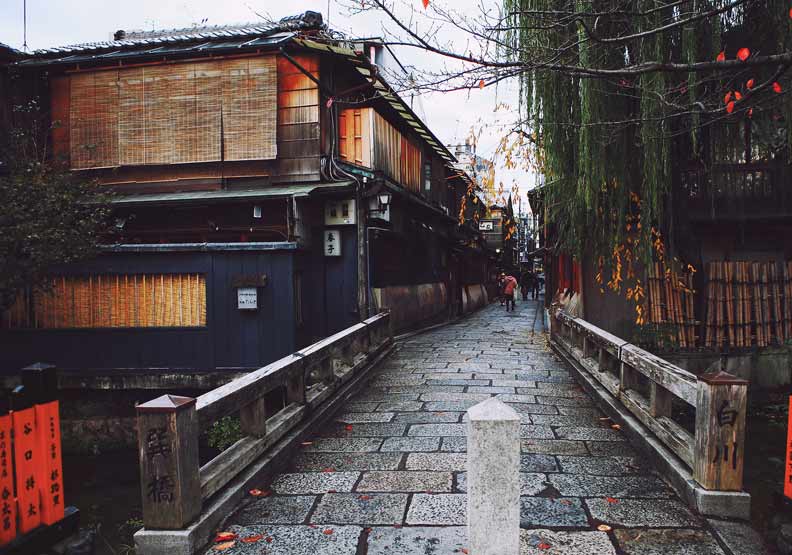 示意圖，京都祇園老街。圖片取自Flickr, 歲月之歌, CC BY 2.0