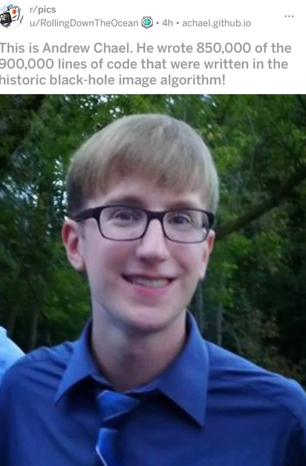想像不到！解析黑洞的90萬條程式碼，有85萬條是他寫的_img_1