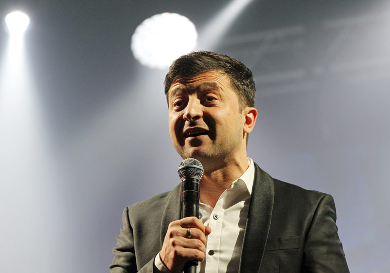 烏克蘭總統澤倫斯基(Volodymyr Zelensky)。shutterstock