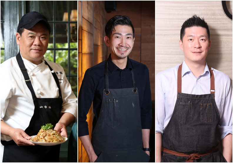 左起為蔡瑞郎、田原諒悟、李皞。
