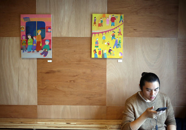 非美術科班的她,憑「小學生風格插畫」在東京辦兩次個展_img_1