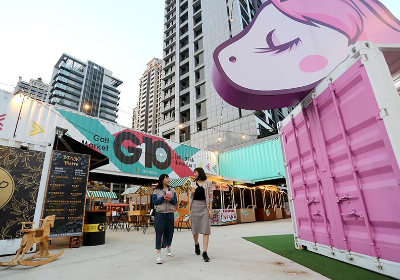 文青、網美、工業風三大賣點 桃園G10 GO貨櫃市集聚人氣