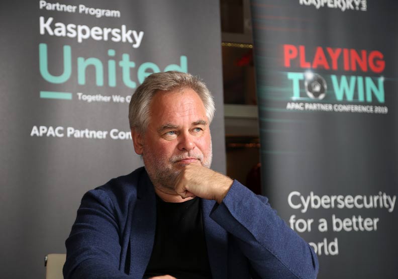 卡巴斯基創辦人暨執行長尤金・卡巴斯基（Eugene Kaspersky）。