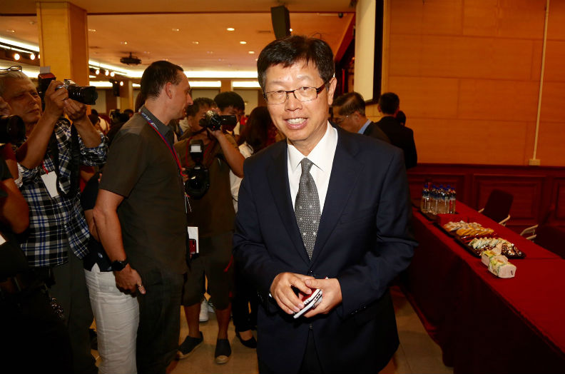 鴻海董事長劉揚偉。張智傑攝