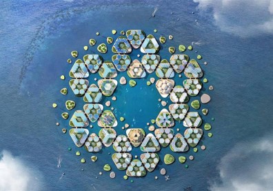 萬人水上生活圈！與海和平共存的都市設計方案