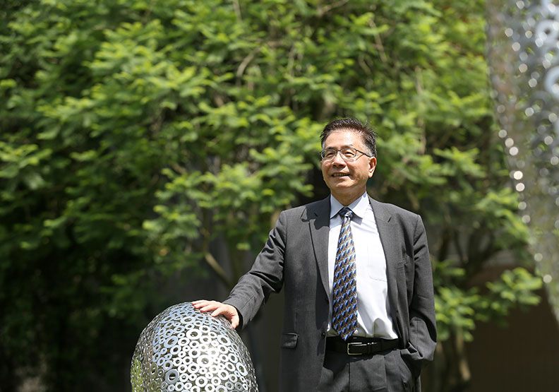 中央大學校長周景揚。