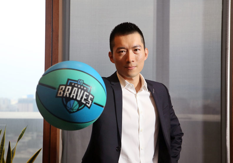  蔡承儒期待小孩長大後，能跟他一起打球。