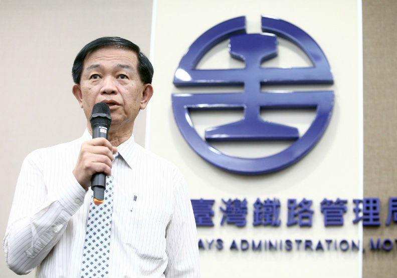 台鐵局運務處處長張錦松昨天發表嚴正譴責暴力行為。