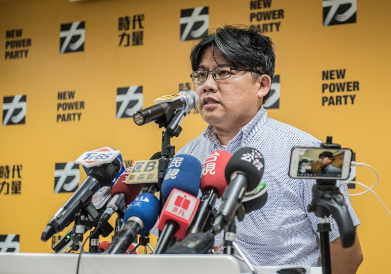 時代力量主席邱顯智。圖片取自邱顯智臉書