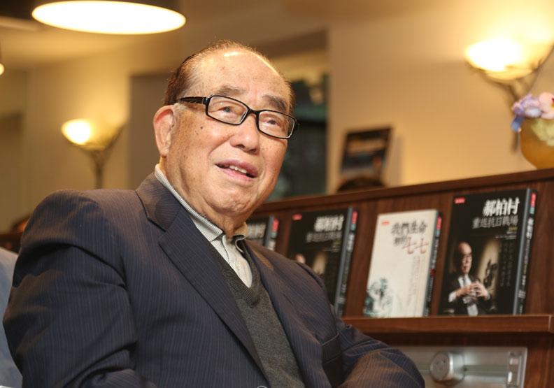 圖／前行政院長郝伯村。張智傑攝