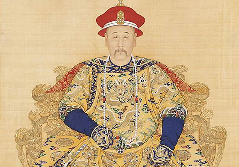 清朝雍正皇帝像。圖片來源：維基百科