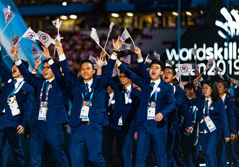 圖／黃偉翔、WorldSkills提供。