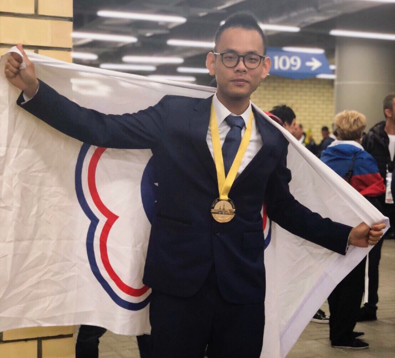 台灣技職響徹俄羅斯！21歲謝協益勇奪首面麵包製作金牌_img_1